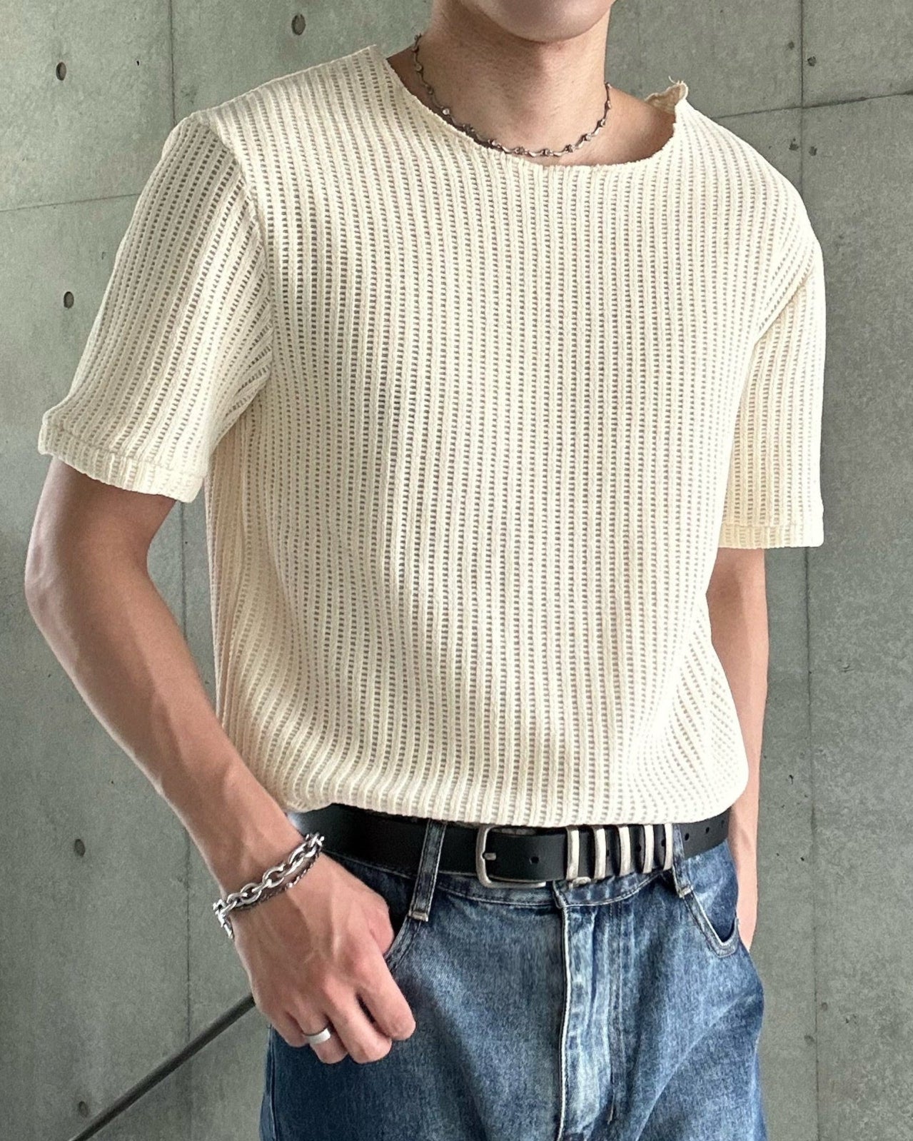 レイジーカットTシャツ Ot20076