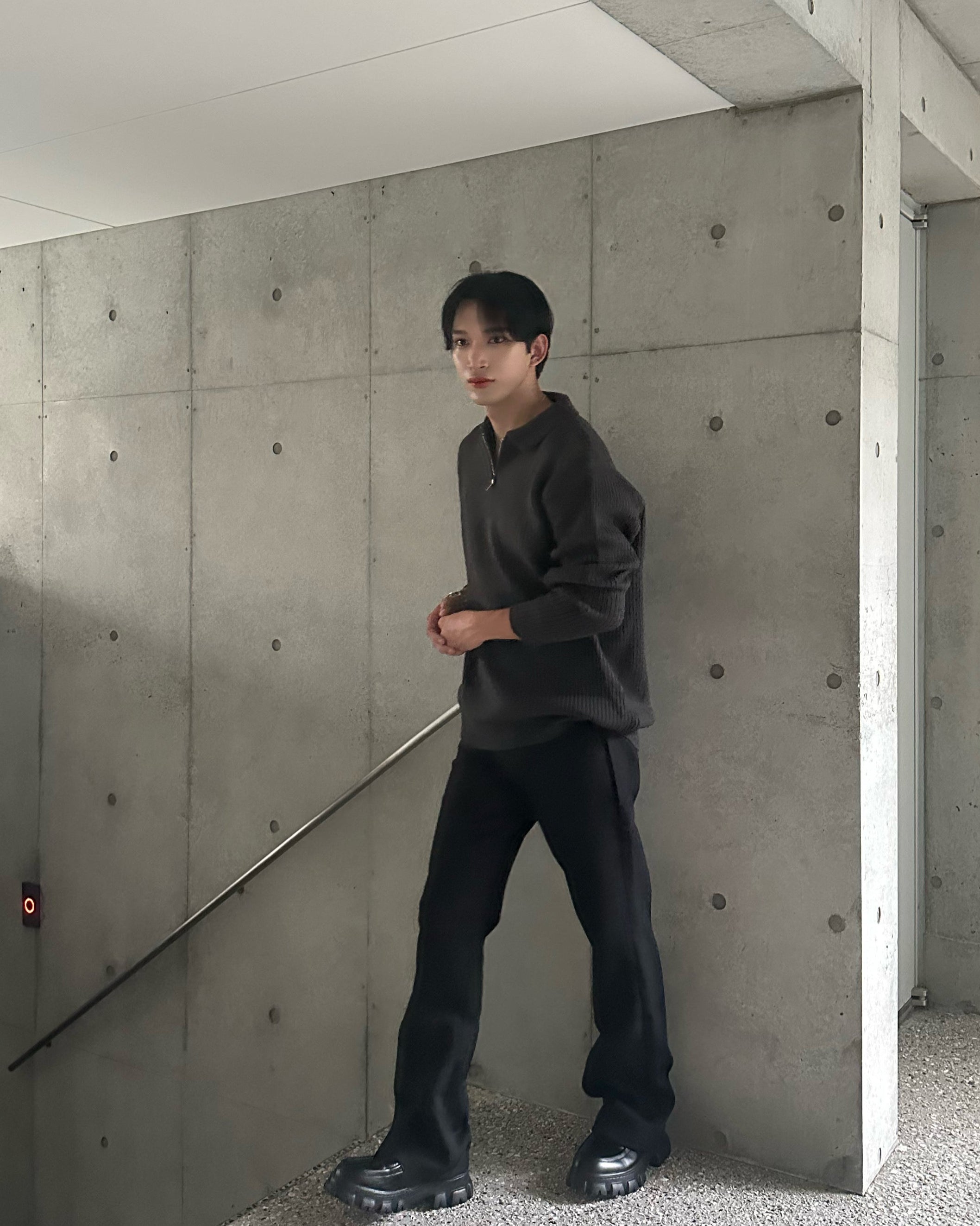 ハーフジップセーター Ot20093