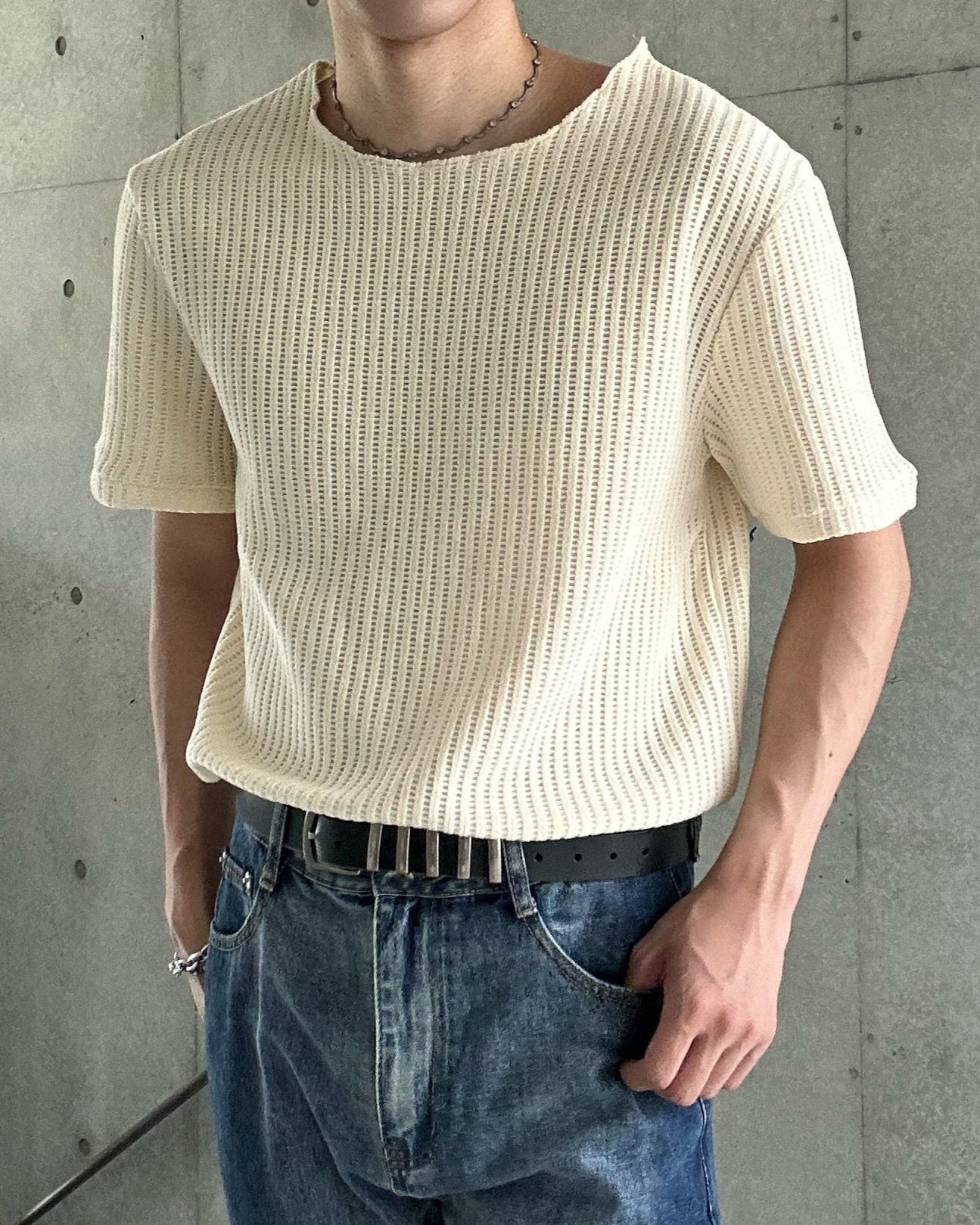 レイジーカットTシャツ Ot20076