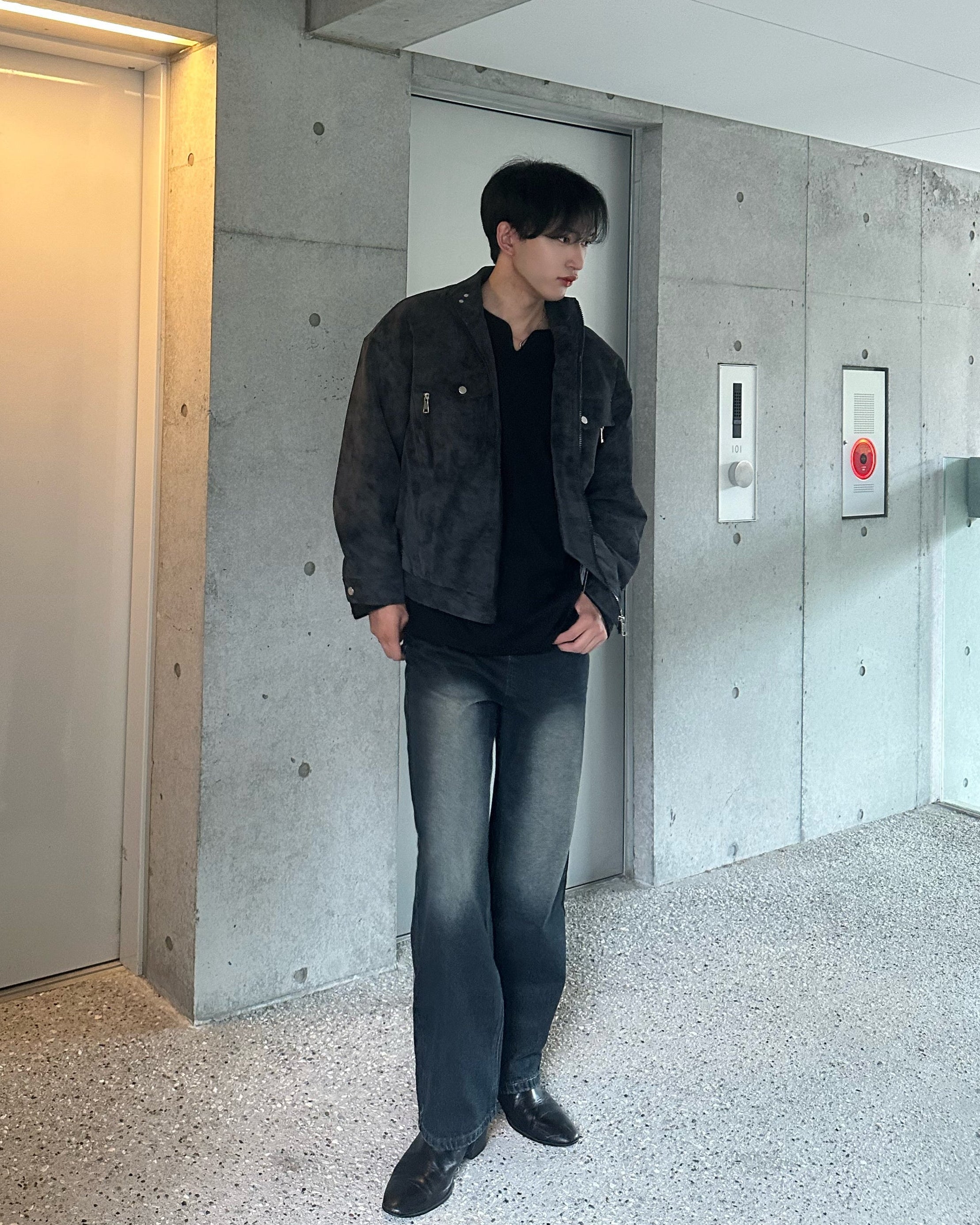 シャドウレザージャケット Ot30027