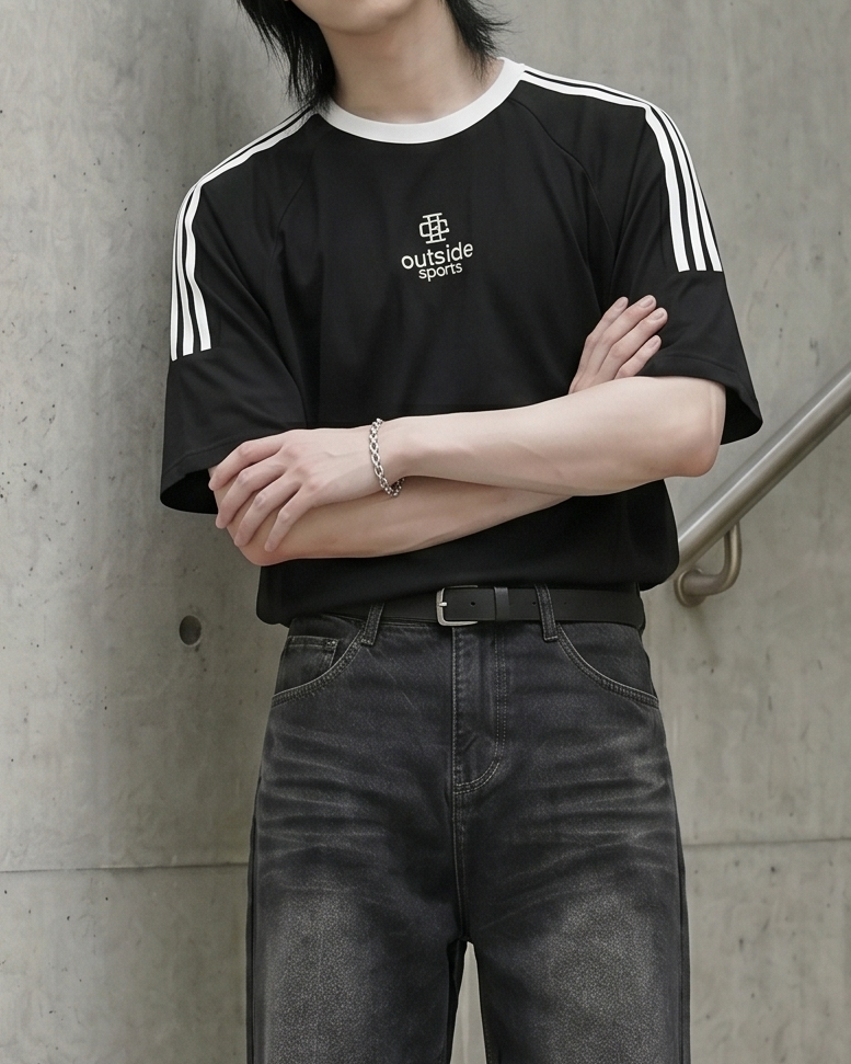 クルーネックラインTシャツ Ot20183