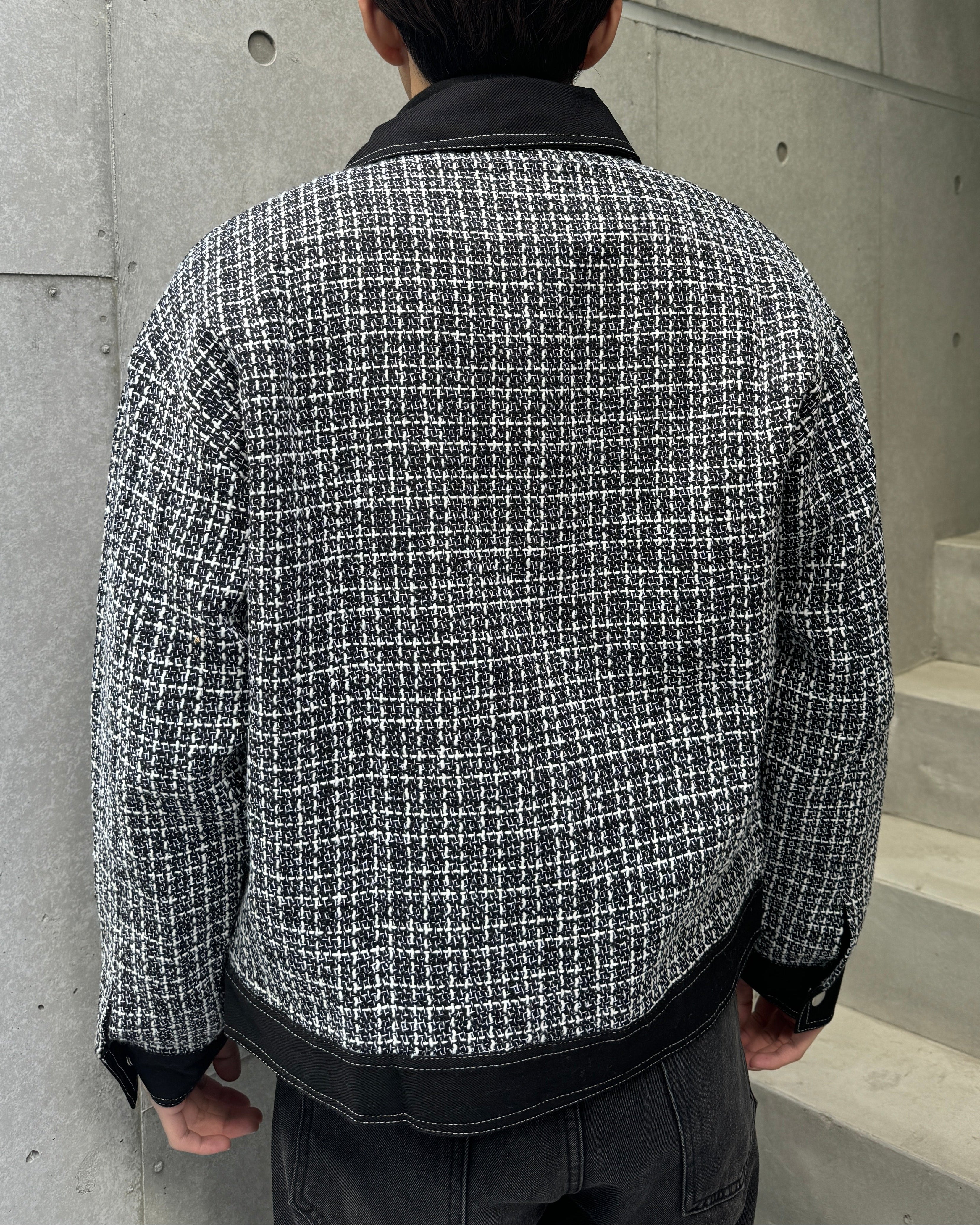 コントラストハンサムショートジャケット Ot4783