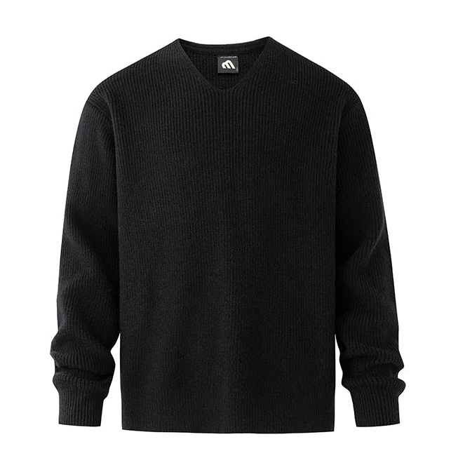 Vネックカジュアルニットシャツ Ot20120