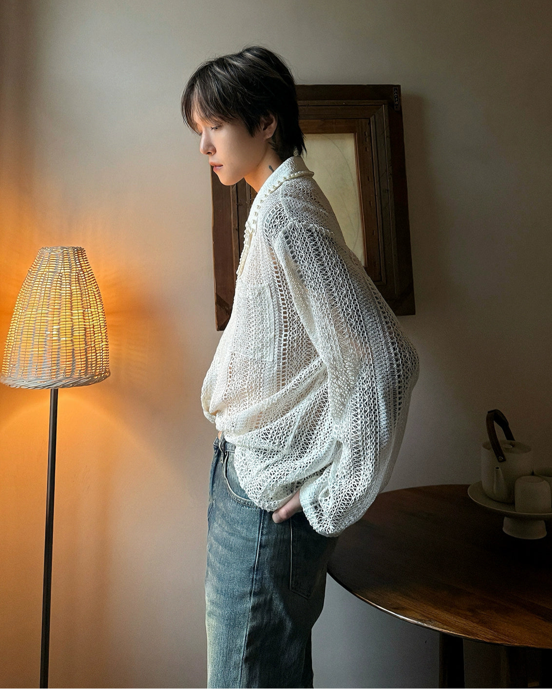 パールシースルーシャツ Ot20114