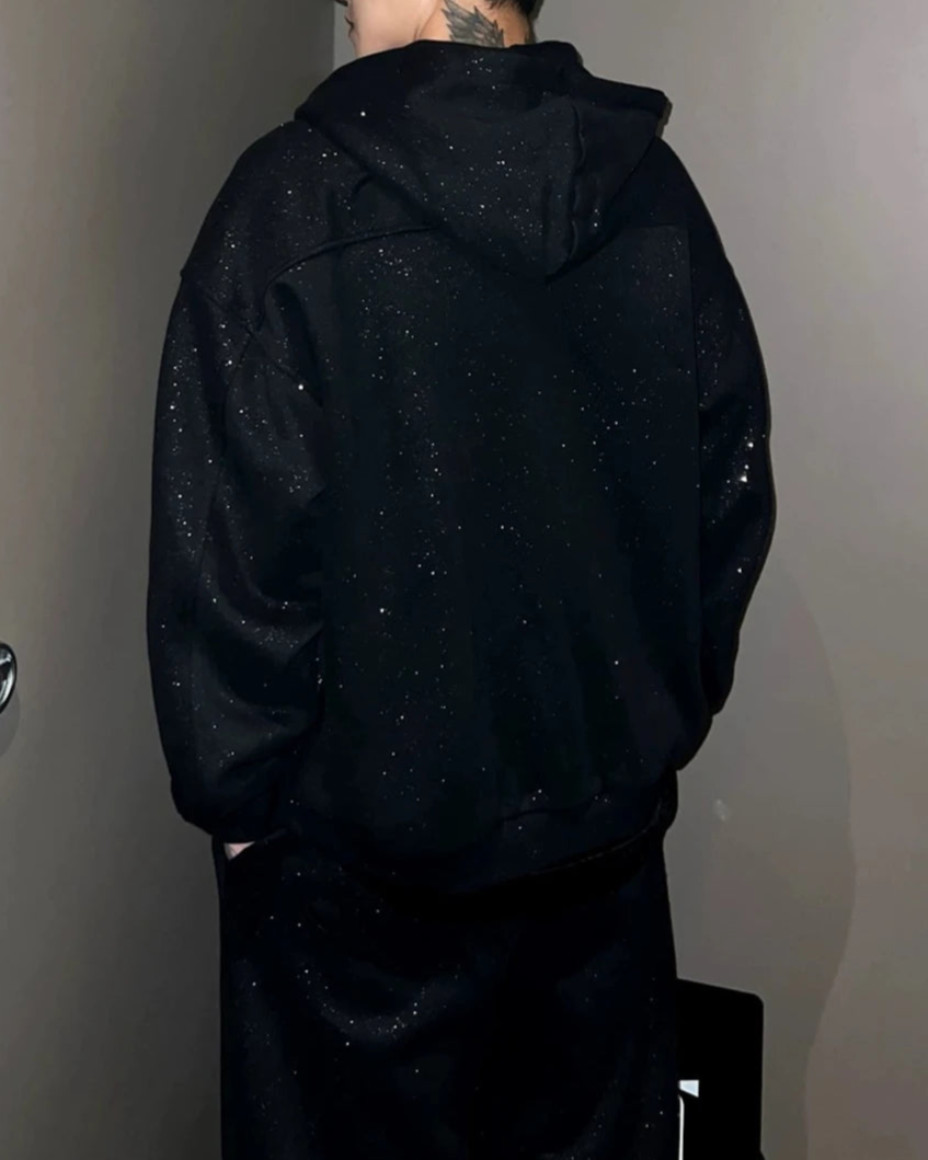zipper lame hodie Ot4814