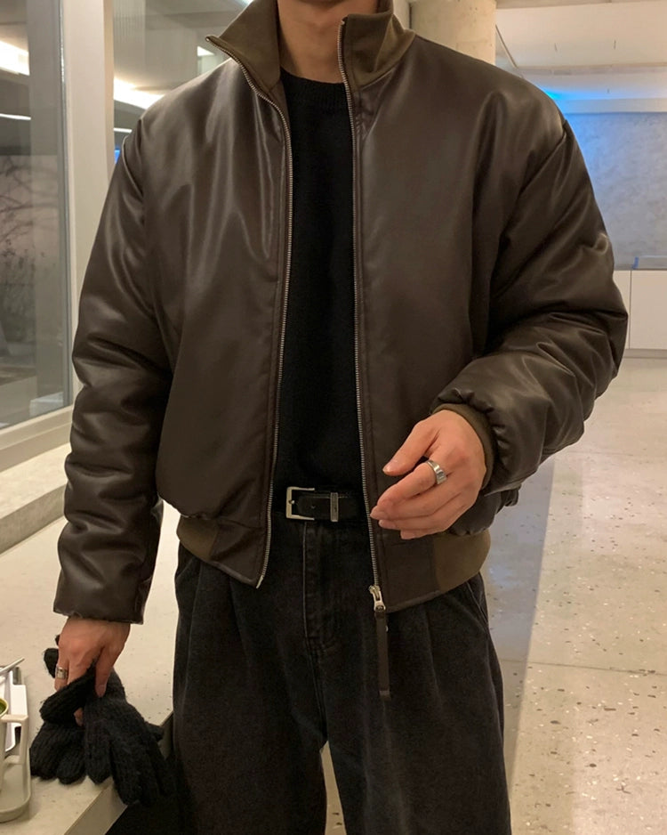 ショートPUレザージャケット Ot30042