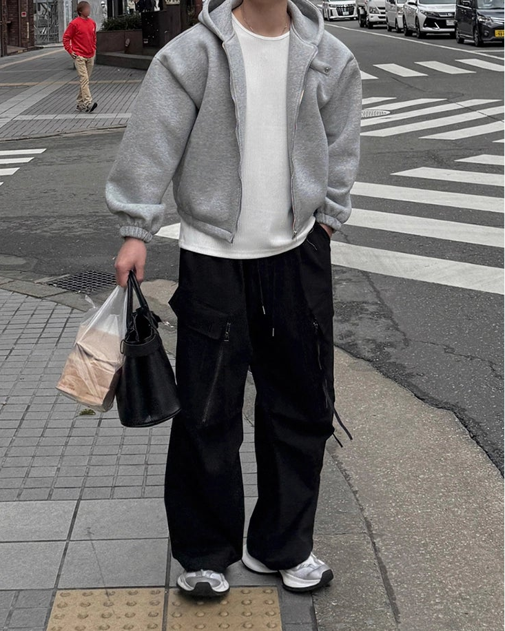 ショートスウェットパーカー Ot20121