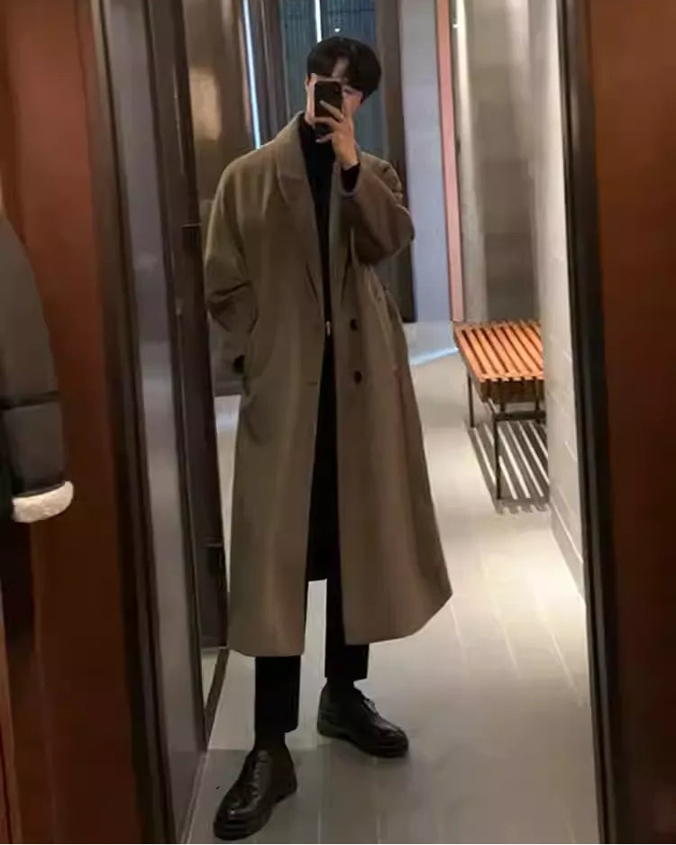 コリアンウールトレンチコーデ Ot30049