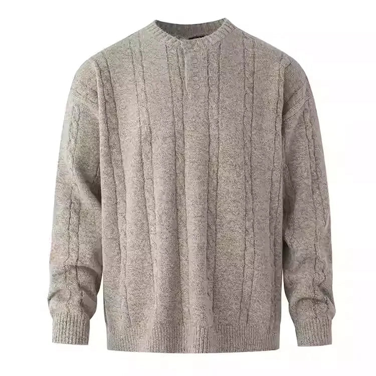 カジュアルヘンリーニットシャツ Ot20119