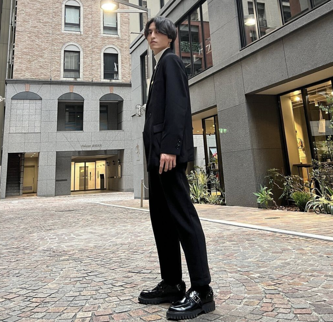 コリアンレトロセットアップ(長袖)Ot1023|韓国メンズファッション