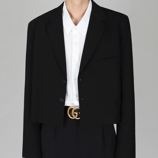 GUCCI ダブル テーラードジャケット ショート モード-