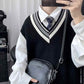 【最短即日発送】VネックラインベストOt11577
