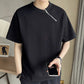ジップデザインモードTシャツ Ot5220