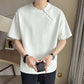 ジップデザインモードTシャツ Ot5220