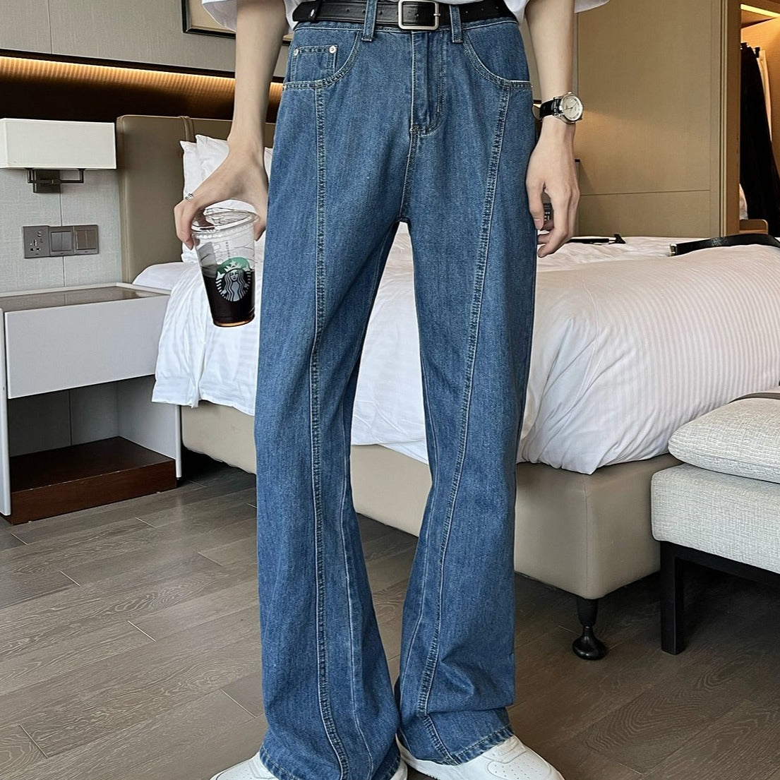 stylish line flare denim Ot5251