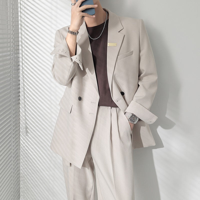 コリアンレトロセットアップ（長袖）Ot1023|韓国メンズファッション